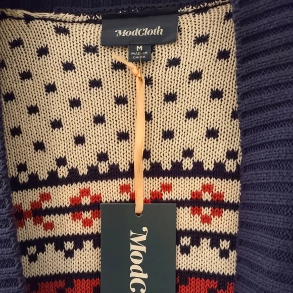 *FINAL PRICE* Modcloth Multi-print Cardigan Sweater - Picture 5 of 5